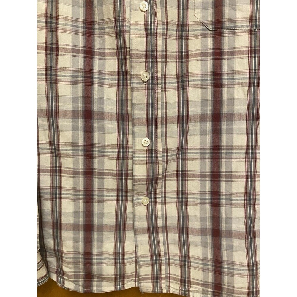 Aeropostale Shirt Mens Multicolor Plaid Long Sleeve Button Up Size XL 100% cotto - Picture 5 of 10